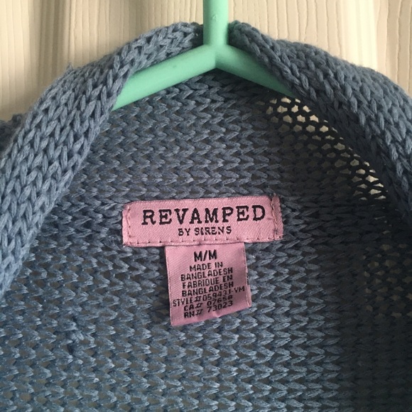 Blue nit cardigan - Picture 3 of 3